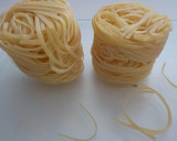 Foto del paso 6 de la receta: Fettuccine a nido con salsa de carne picada