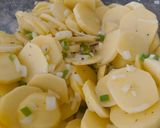 Foto del paso 1 de la receta: Papas con queso y huevo al horno
