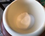 Une image de l'étape 2 de Gâteau caramélisé à l'ananas et jus de pêches.