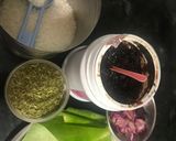 A picture of step 1 of Paan milk shake-Paan shots.