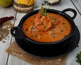 A picture of step 6 of Mango Coconut Prawn Curry.