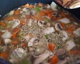 A picture of step 3 of Chicken, Leek and Tarragon Pie.