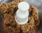 A picture of step 4 of Tawa seekh kabab.