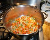 A picture of step 3 of Porotos Granados with Mazamorra #2, Vegan. Jon Style.
