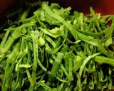Foto langkah ke 2 dari resep Teri Medan daun Kunyit - versi Diet.