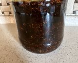 A picture of step 1 of Fig jam.