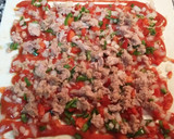Foto del paso 4 de la receta: Pizza vegetal de atún enrollada 