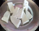 A picture of step 4 of Kadai paneer.
