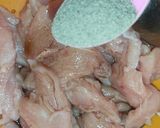 A picture of step 2 of Mongolian Chicken.
