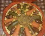 A picture of step 4 of Couscous with Vegetables and Meat.