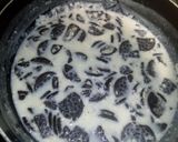 Foto langkah ke 4 dari resep Puding Susu Oreo.