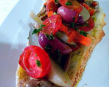 Foto del paso 1 de la receta: Pan sin amasar con sésamo para tostas hecho en cazuela de barro