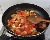 A picture of step 16 of Chicken Stuffed Paneer Butter Masala.