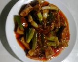 Hình bước làm 4 của món Chả Bò xào Satế