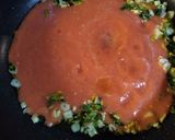 Foto del paso 6 de la receta: Spaguettis caseros con salsa de albahaca, ajos y tomates