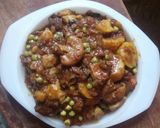 A picture of step 3 of Kamoniya pepper soup.