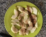 Foto del paso 2 de la receta: Desayuno en frasco de avena, pera asada y arándanos light