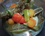 Foto langkah ke 3 dari resep Sop Iga Asam Pedas (Sop Janda ala mama orlin).