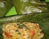 Foto langkah ke 5 dari resep Botok Udang Kemangi.
