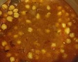 A picture of step 7 of Chhole masala.