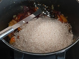 Arroz de bacalao com alcachofas