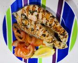 Foto del paso 6 de la receta: Salmón emperejilado a la plancha