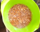 A picture of step 1 of Beans and yam porridge.