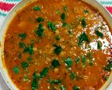 A picture of step 1 of White Peas Curry.