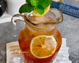 Foto langkah ke 4 dari resep Es Lemon Tea Selasih.