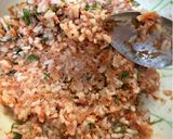 Foto langkah ke 3 dari resep 655. Pepes Daging Nasi - MPASI.