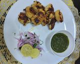 A picture of step 4 of Grilled malai chicken.