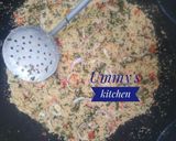 A picture of step 3 of Crushed Rice and Moringa(Zogale).