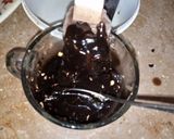 A picture of step 5 of Oreo chocolate kulfi.