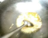 A picture of step 4 of Kaju curry.