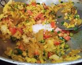 A picture of step 6 of Mix Vegetable Red Poha.