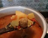 Foto langkah ke 5 dari resep Bakso Sapi Kuah Kari.