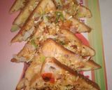 मिनी ब्रेड पिज़्ज़ा (mini bread pizza recipe in Hindi) रेसिपी चरण 5 फोटो