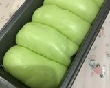 Foto langkah ke 4 dari resep Roti Sobek Pandan.