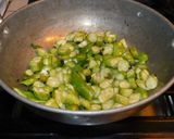 A picture of step 4 of Ivy Gourd paruppu usili.