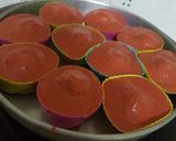 A picture of step 11 of Red velvet dhokla.