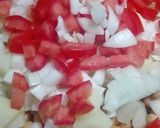 A picture of step 3 of Chaana Chaat.