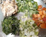 Foto del paso 1 de la receta: Arroz integral con verduras