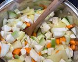 Leveskocka házilag 🥕🧅🥦🧄🌶️🫑 recept fázis 2 fotója