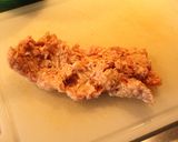 Foto del paso 9 de la receta Papas y batatas fritas con hamburguesas rellenas
