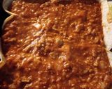 A picture of step 4 of Yet, another Chili Lasagna.