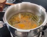 A picture of step 5 of Gvar Dhokli Sabzi.