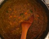 A picture of step 4 of Tumeric Rice and Delicious green grams.
