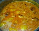 A picture of step 8 of Kashmiri Dum Aloo.