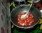 A picture of step 5 of Chilli potato.