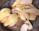 Une image de l'étape 2 de Gratin Chocolat poire.